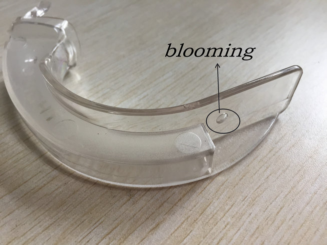 blooming in Injection Molding